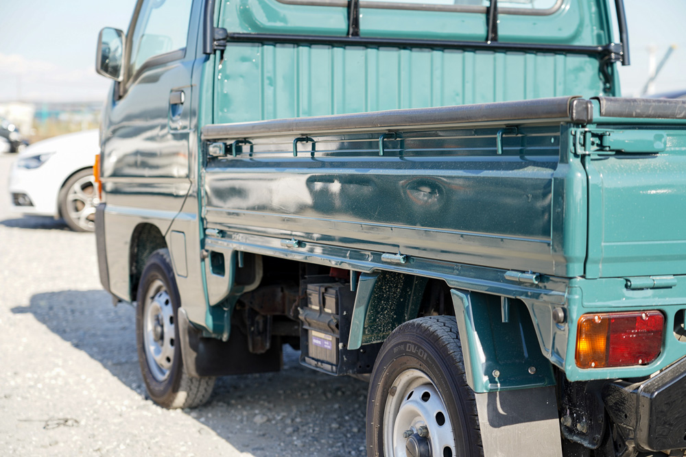 1999 Subaru Sambar, Green - Kei Truck