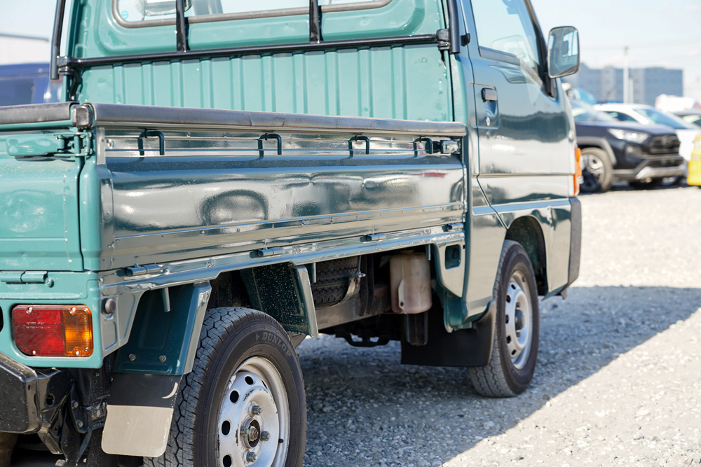 1999 Subaru Sambar, Green - Kei Truck