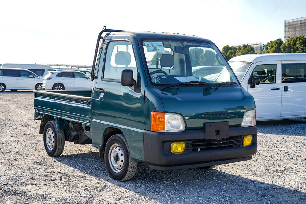 1999 Subaru Sambar, Green - Kei Truck