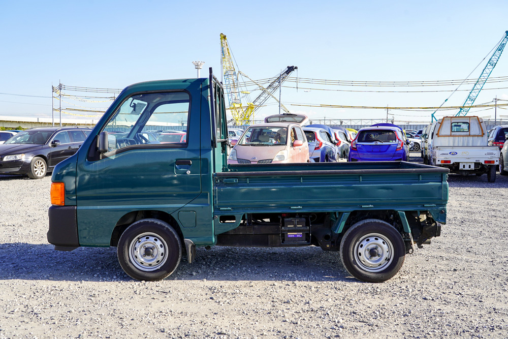 1999 Subaru Sambar, Green - Kei Truck