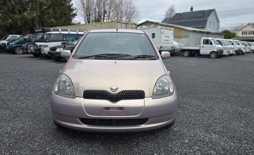 2000 Toyota Vitz Pink - Toyota Echo Pink Front Side View