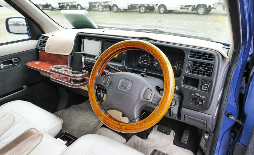 2000 Honda Stepwagon JDM Blue Dash View