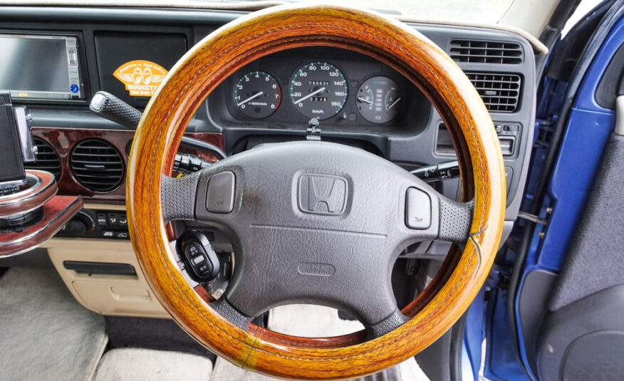 2000 Honda Stepwagon JDM Blue Dash View