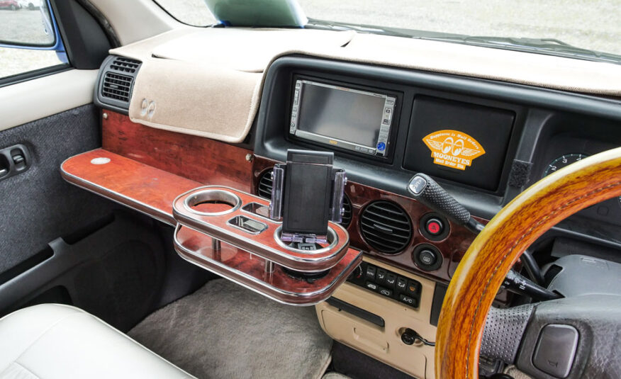2000 Honda Stepwagon JDM Blue Interior View