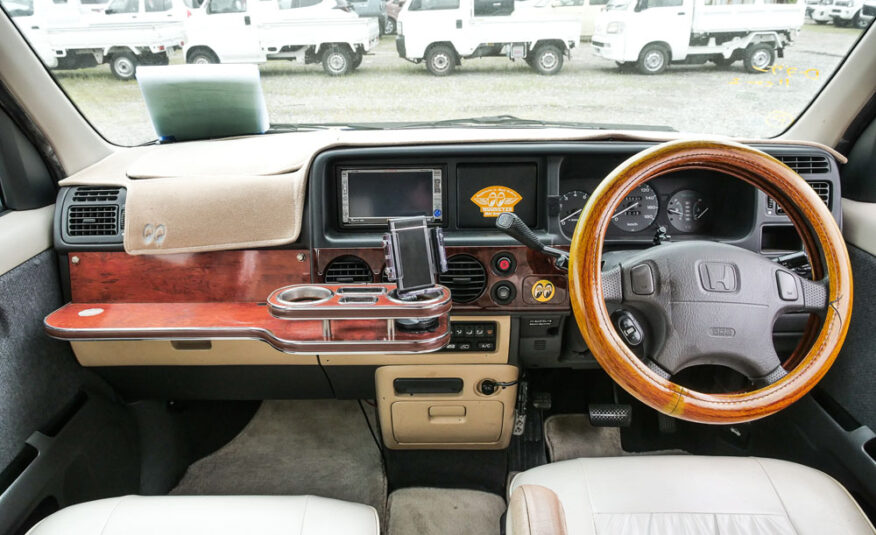 2000 Honda Stepwagon JDM Blue Interior View