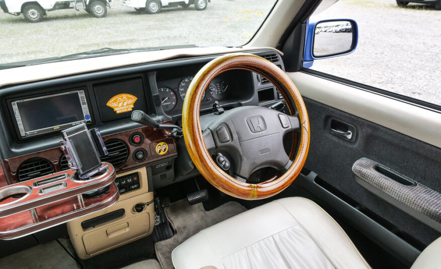 2000 Honda Stepwagon JDM Blue Interior View