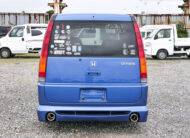 2000 Honda Stepwagon JDM Blue Rear Side View
